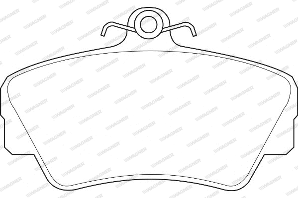 Brake Pad Set, disc brake (WBP21217A)