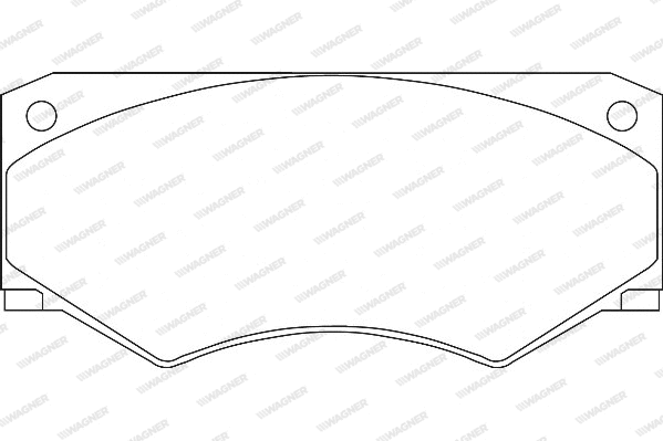 Brake Pad Set, disc brake (WBP29138A)