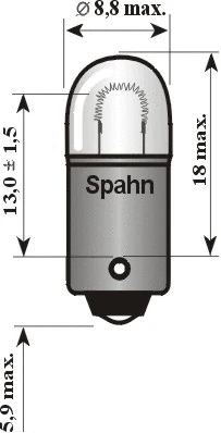 Bulb, direction indicator (2502)
