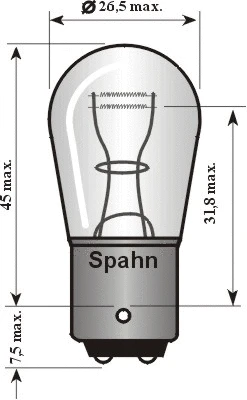 Bulb, direction indicator (4015)