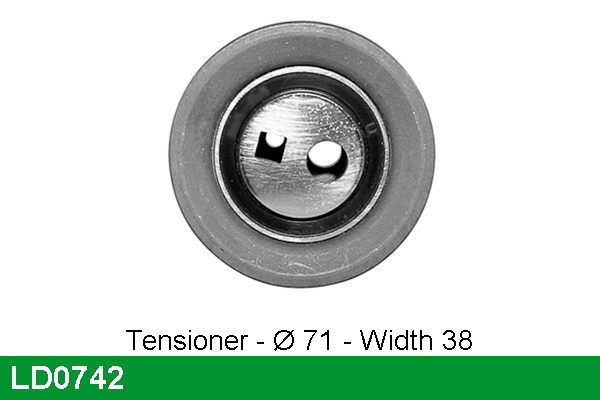 Tensioner Pulley, timing belt (LD0742)