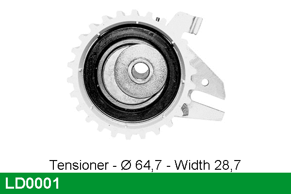 Tensioner Pulley, timing belt (LD0001)