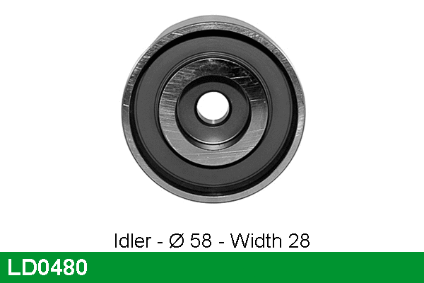Tensioner Pulley, timing belt (LD0480)
