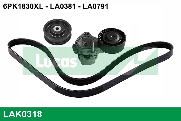 V-Ribbed Belt Set (LAK0318)