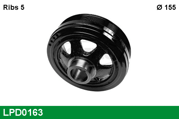 Belt Pulley, crankshaft (LPD0163)