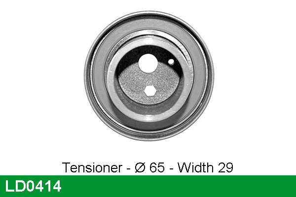 Tensioner Pulley, timing belt (LD0414)