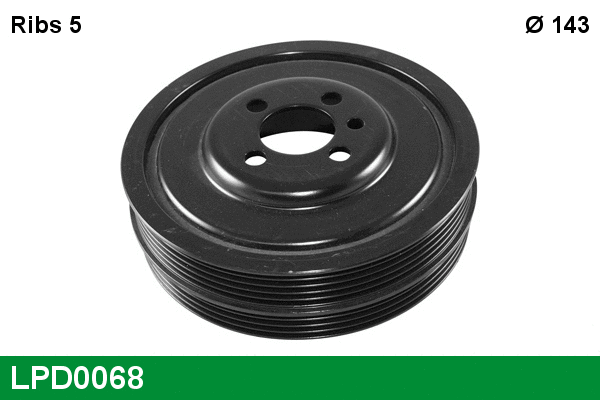 Belt Pulley, crankshaft (LPD0068)