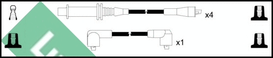 Ignition Cable Kit (LUC7033)
