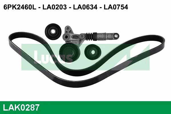 V-Ribbed Belt Set (LAK0287)
