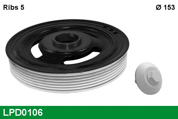 Belt Pulley, crankshaft (LPD0106)