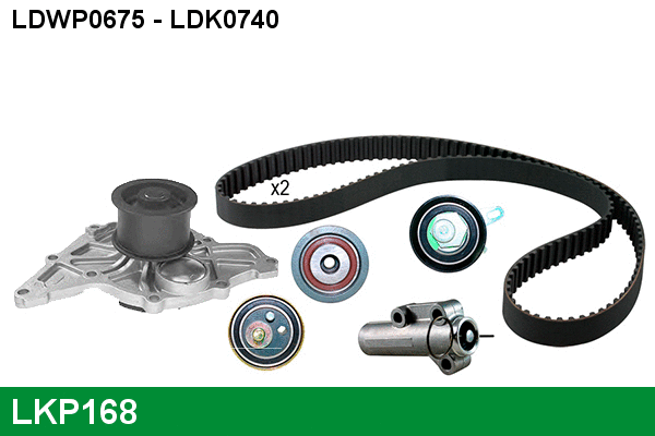 Water Pump & Timing Belt Kit (LKP168)