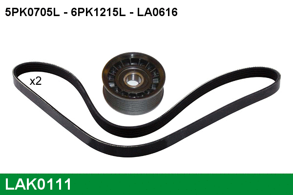 V-Ribbed Belt Set (LAK0111)