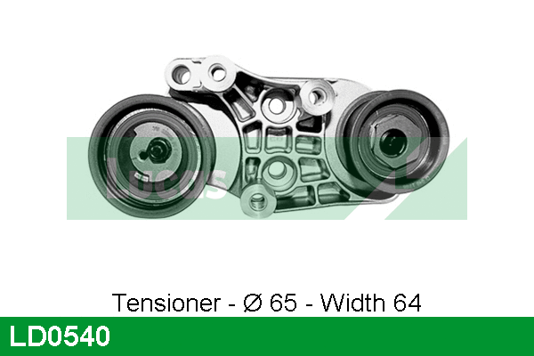 Tensioner Pulley, timing belt (LD0540)
