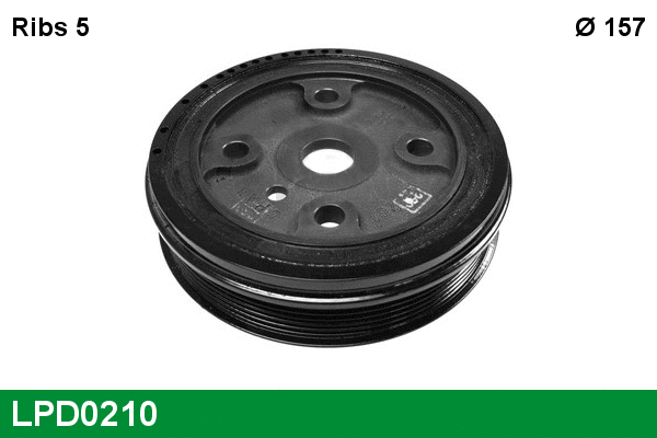 Belt Pulley, crankshaft (LPD0210)