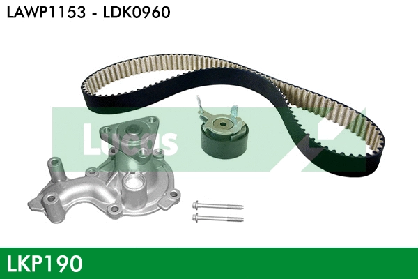 Water Pump & Timing Belt Kit (LKP190)