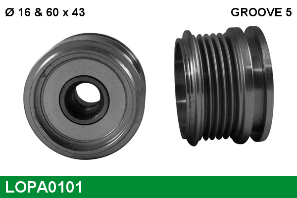 Alternator Freewheel Clutch (LOPA0101)