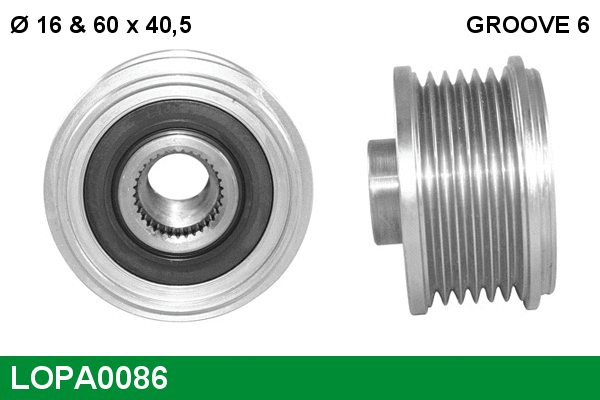 Alternator Freewheel Clutch (LOPA0086)