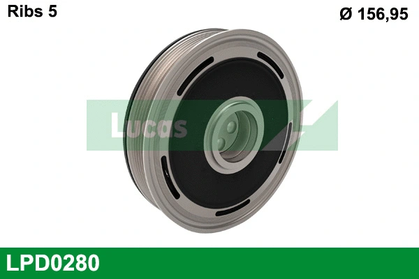 Belt Pulley, crankshaft (LPD0280)
