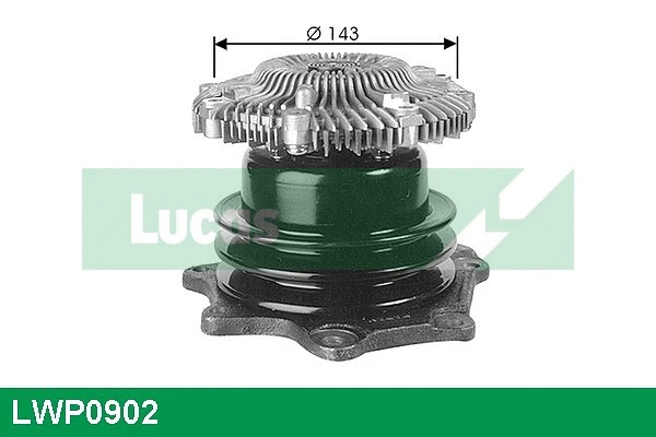 Water Pump, engine cooling (LWP0902)