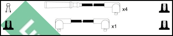 Ignition Cable Kit (LUC4264)