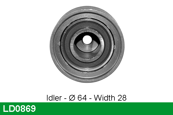 Tensioner Pulley, timing belt (LD0869)