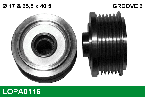 Alternator Freewheel Clutch (LOPA0116)