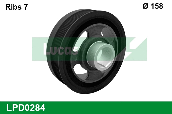 Belt Pulley, crankshaft (LPD0284)