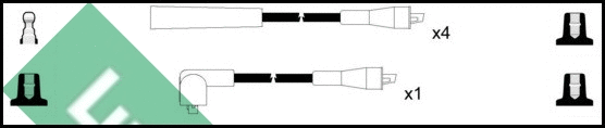 Ignition Cable Kit (LUC4144)