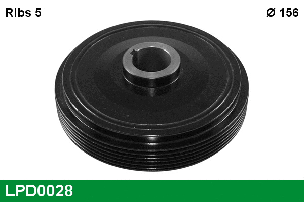 Belt Pulley, crankshaft (LPD0028)
