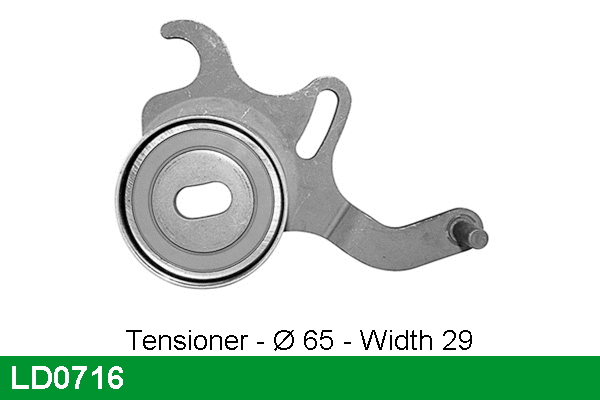 Tensioner Pulley, timing belt (LD0716)