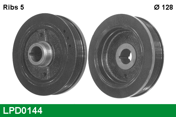 Belt Pulley, crankshaft (LPD0144)