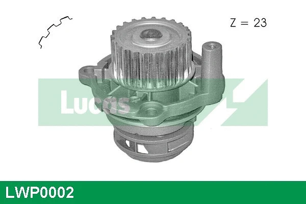 Water Pump, engine cooling (LWP0002)