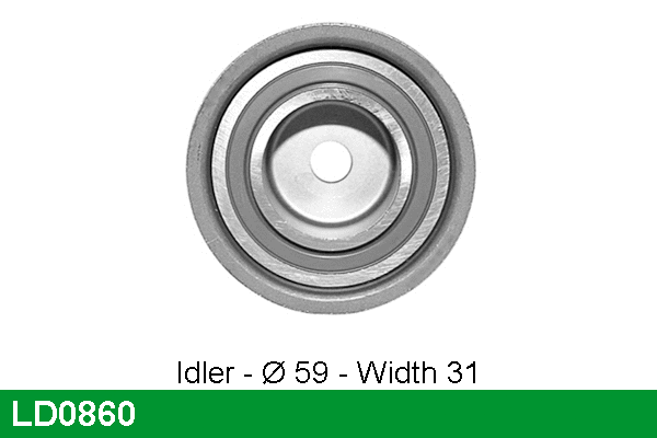 Tensioner Pulley, timing belt (LD0860)