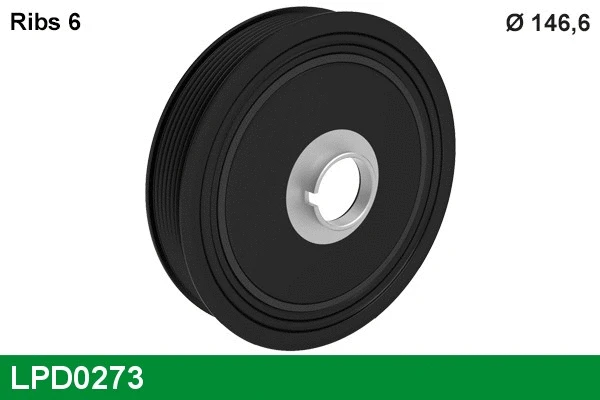 Belt Pulley, crankshaft (LPD0273)