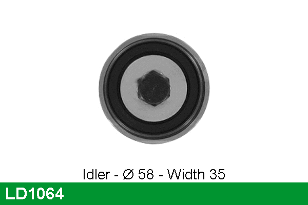 Tensioner Pulley, timing belt (LD1064)