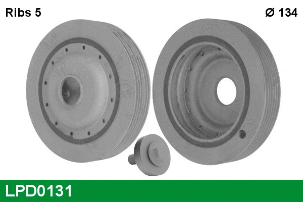 Belt Pulley, crankshaft (LPD0131)