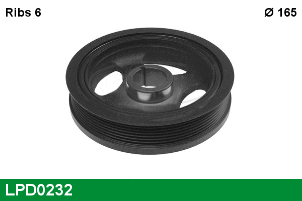 Belt Pulley, crankshaft (LPD0232)