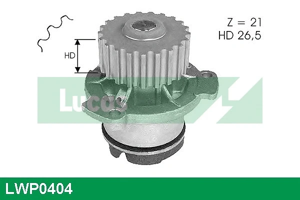 Water Pump, engine cooling (LWP0404)