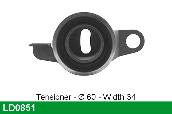 Tensioner Pulley, timing belt (LD0851)