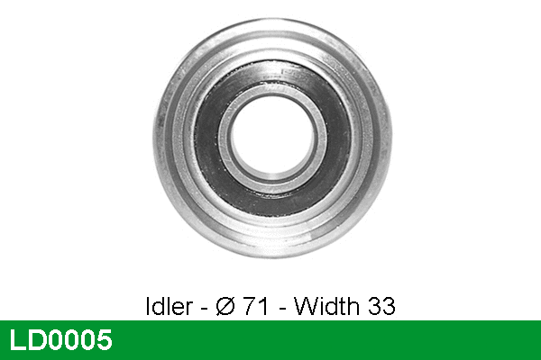 Tensioner Pulley, timing belt (LD0005)