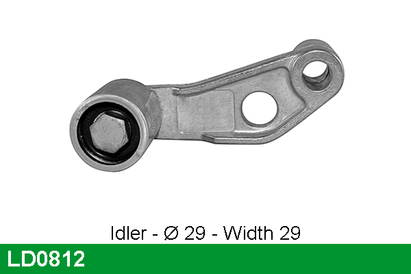 Tensioner Pulley, timing belt (LD0812)