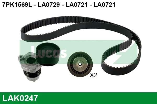 V-Ribbed Belt Set (LAK0247)