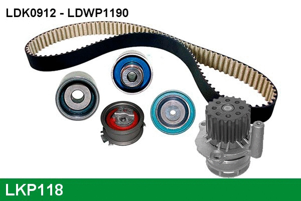 Water Pump & Timing Belt Kit (LKP118)