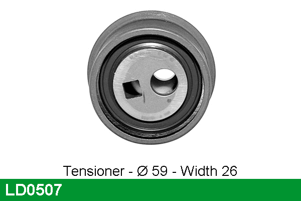 Tensioner Pulley, timing belt (LD0507)