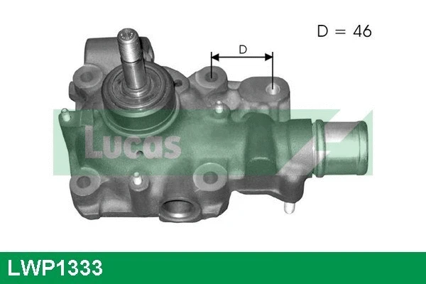 Water Pump, engine cooling (LWP1333)