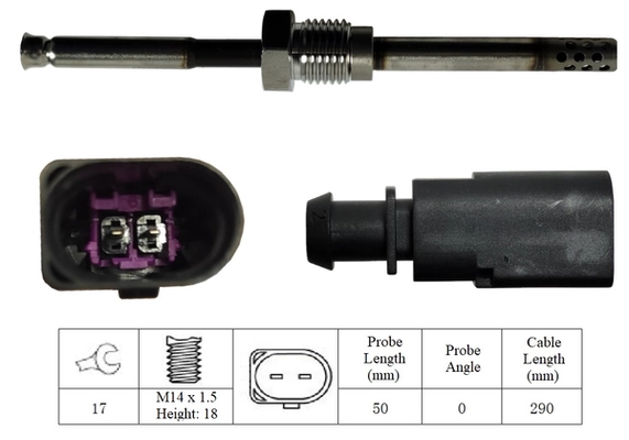 Sensor, exhaust gas temperature (LGS7085)