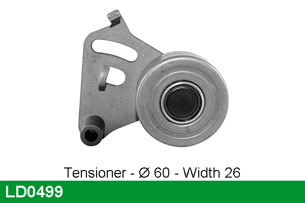 Tensioner Pulley, timing belt (LD0499)