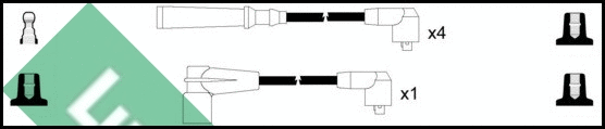 Ignition Cable Kit (LUC7141)