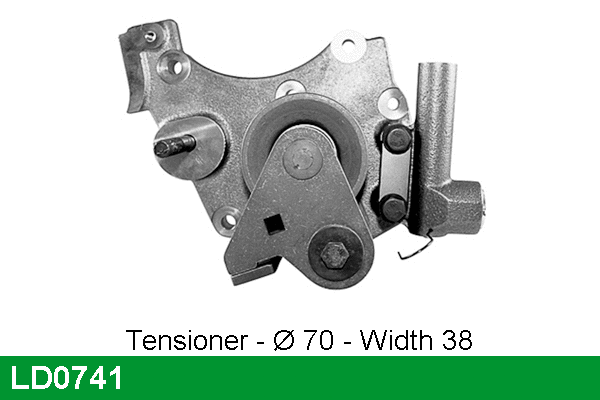 Tensioner Pulley, timing belt (LD0741)