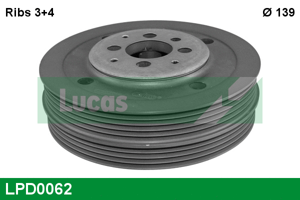 Belt Pulley, crankshaft (LPD0062)